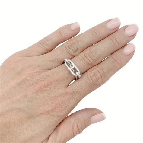 bague hermes maillon|hermes bagues en argent.